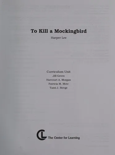 To Kill a Mockingbird - Harper Lee